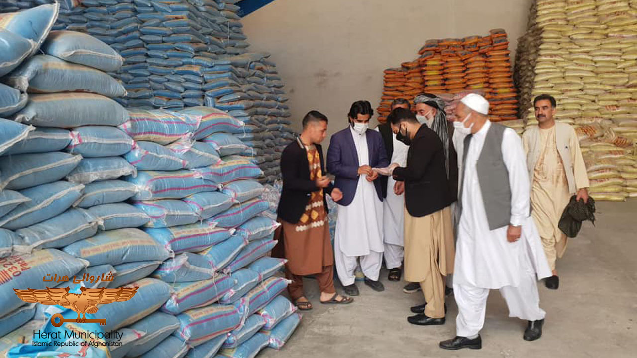 The Food Bank and the Covid-19 Disease Center were opened in the sixth district of Herat