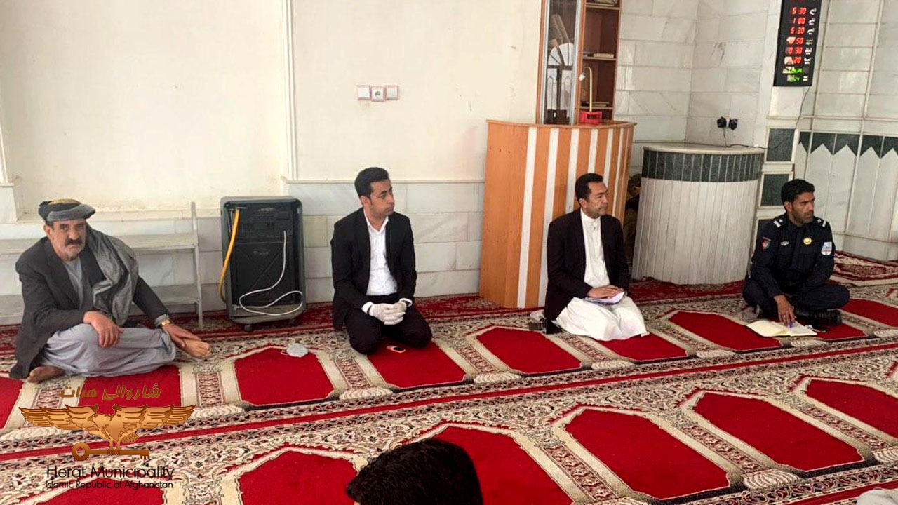Measures taken by Herat Municipality's district administrations to control and prevent corona outbreaks