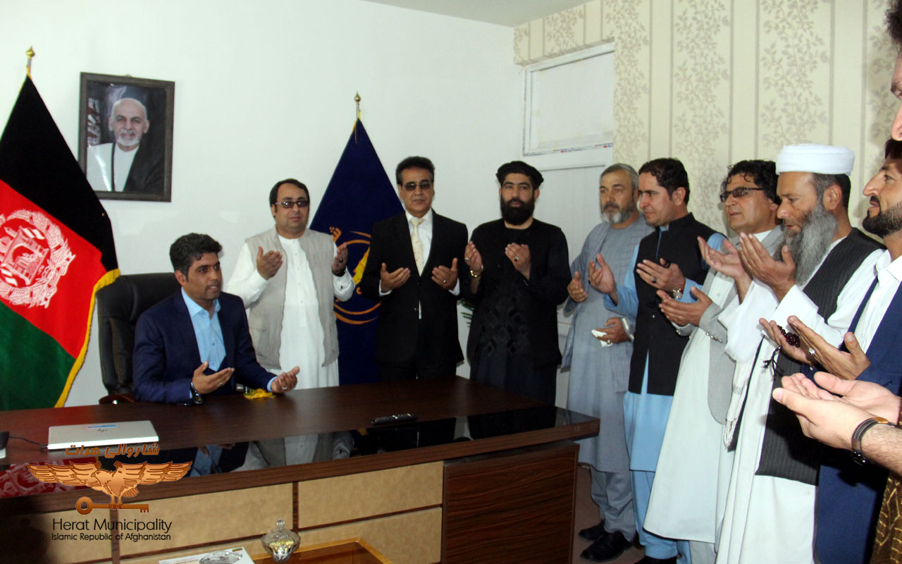 The new head of urban governance of Herat Municipality was introduced to his colleagues