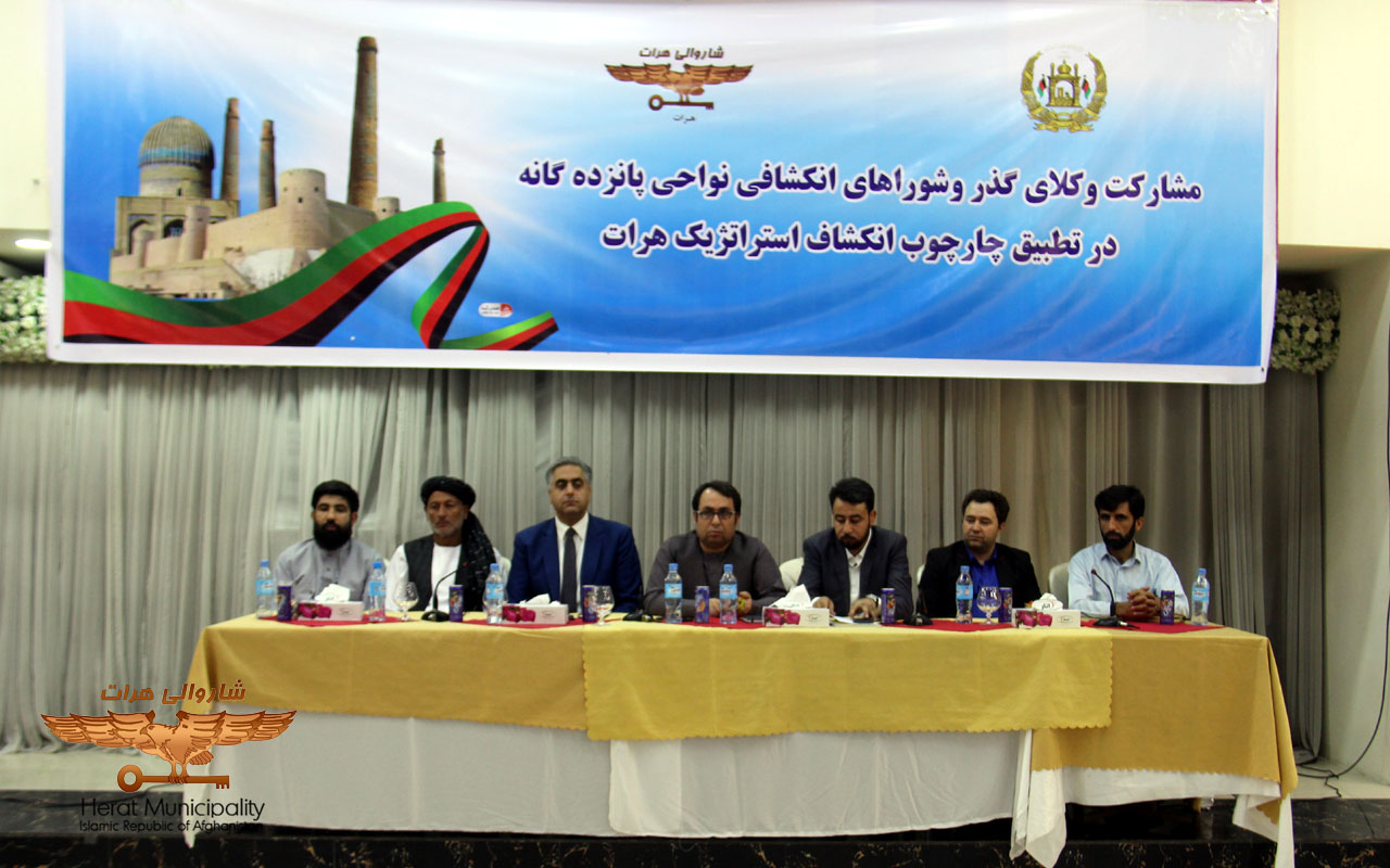 Supporting the passage of members of five local councils from the framework of the strategic development of Herat city