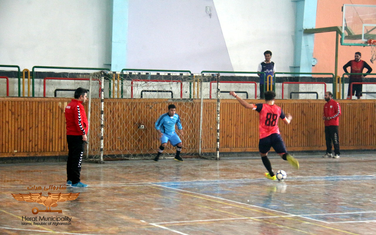 Herat Municipality Futsalists advance to the 1/8 finals of the Government Offices Cup