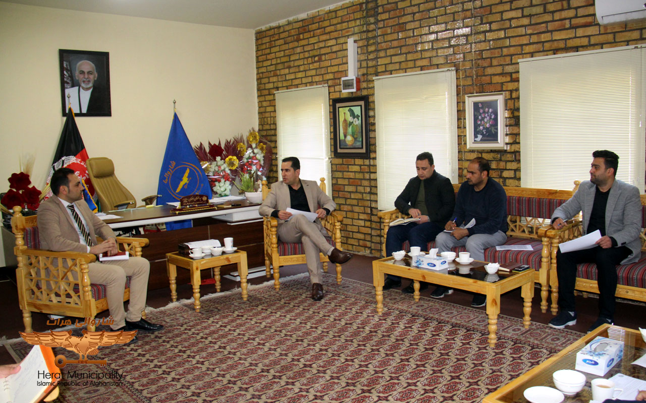 Planning meeting of development projects for the fiscal year 1400 of Herat Municipality and its partner institutions