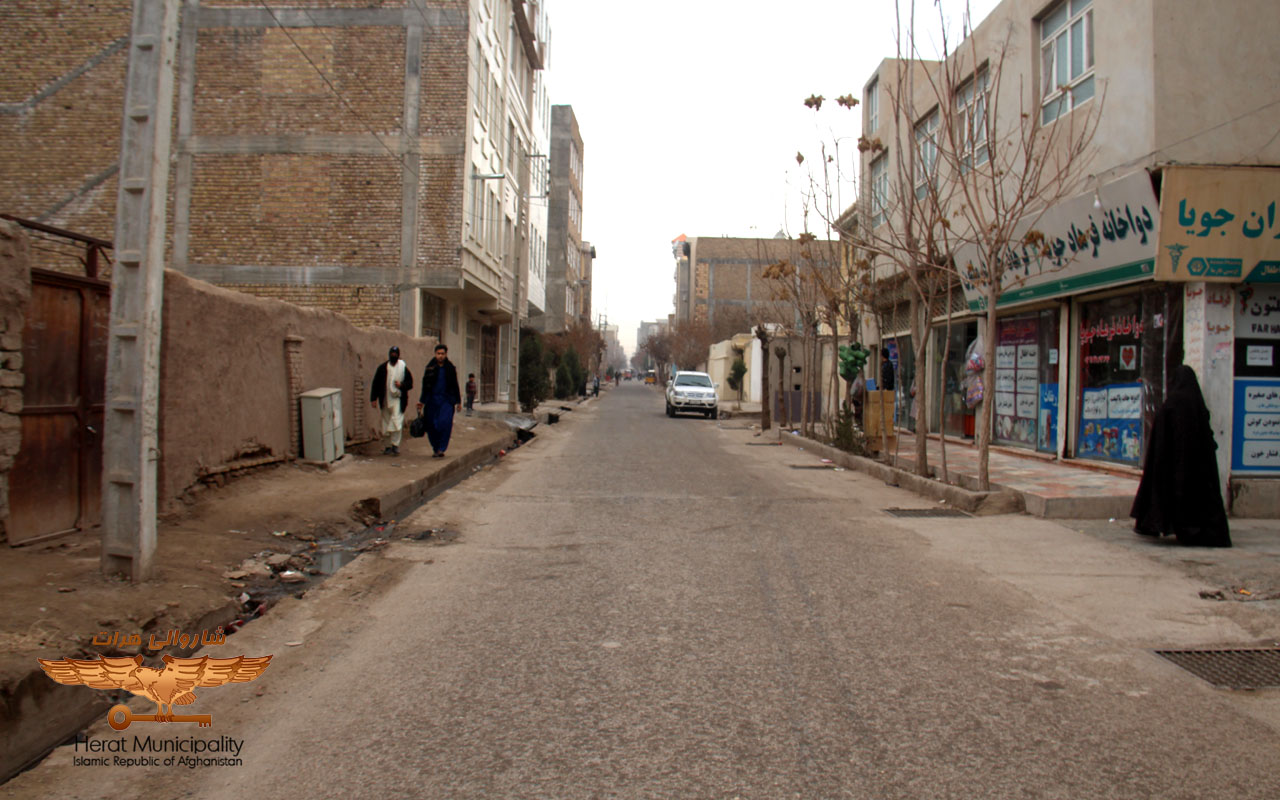 Inauguration of a canal construction project on Seljuk Road 5 in the third district of Herat city