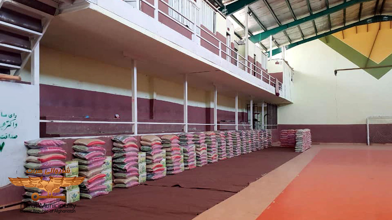 The Food Bank and the Covid-19 Disease Center were opened in the sixth district of Herat