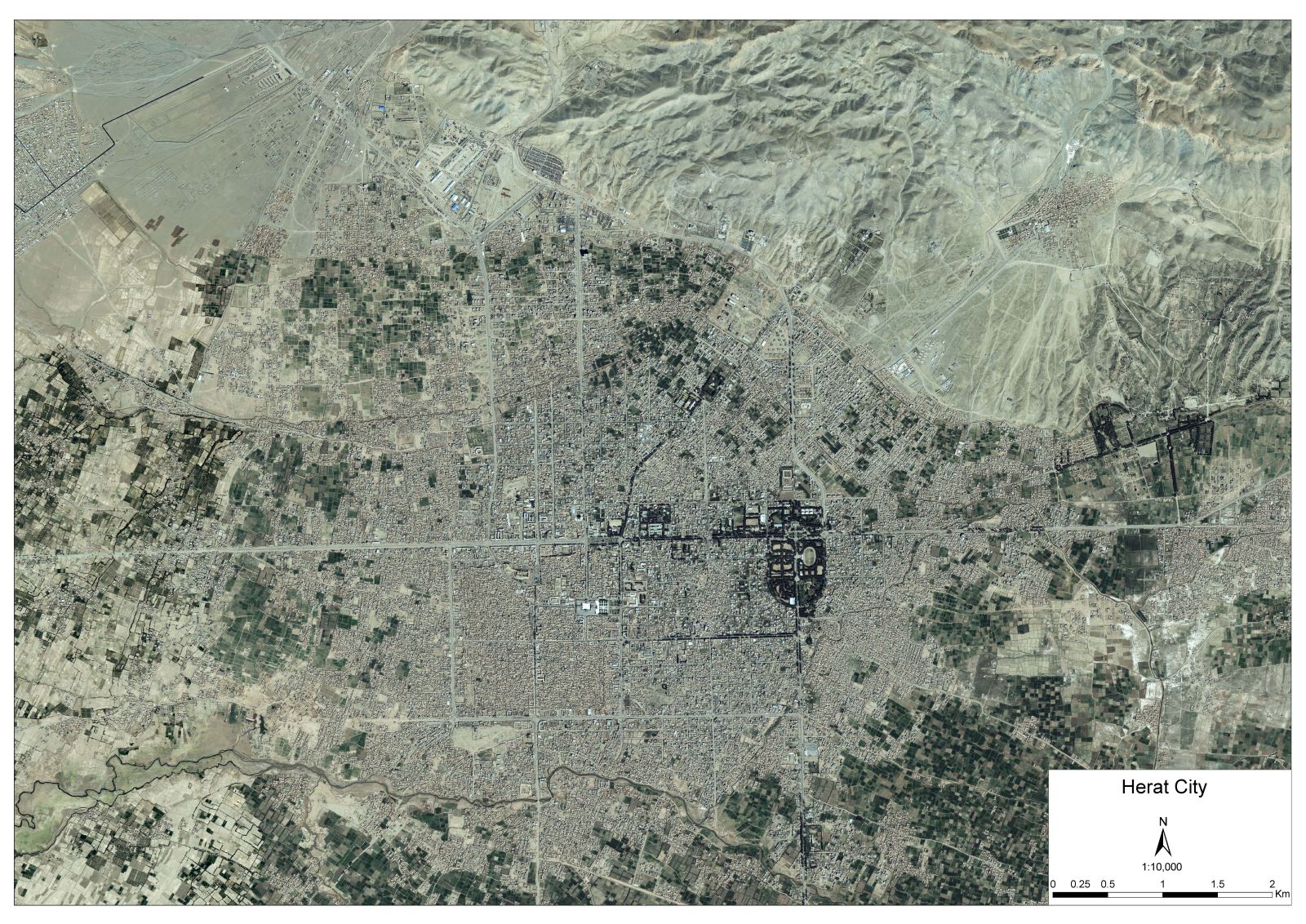 Herat City Map