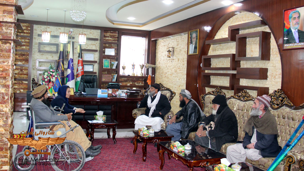 Joint Meeting of Martyrs, Disabled and Public Health Department Members with Herat Deputy Mayor