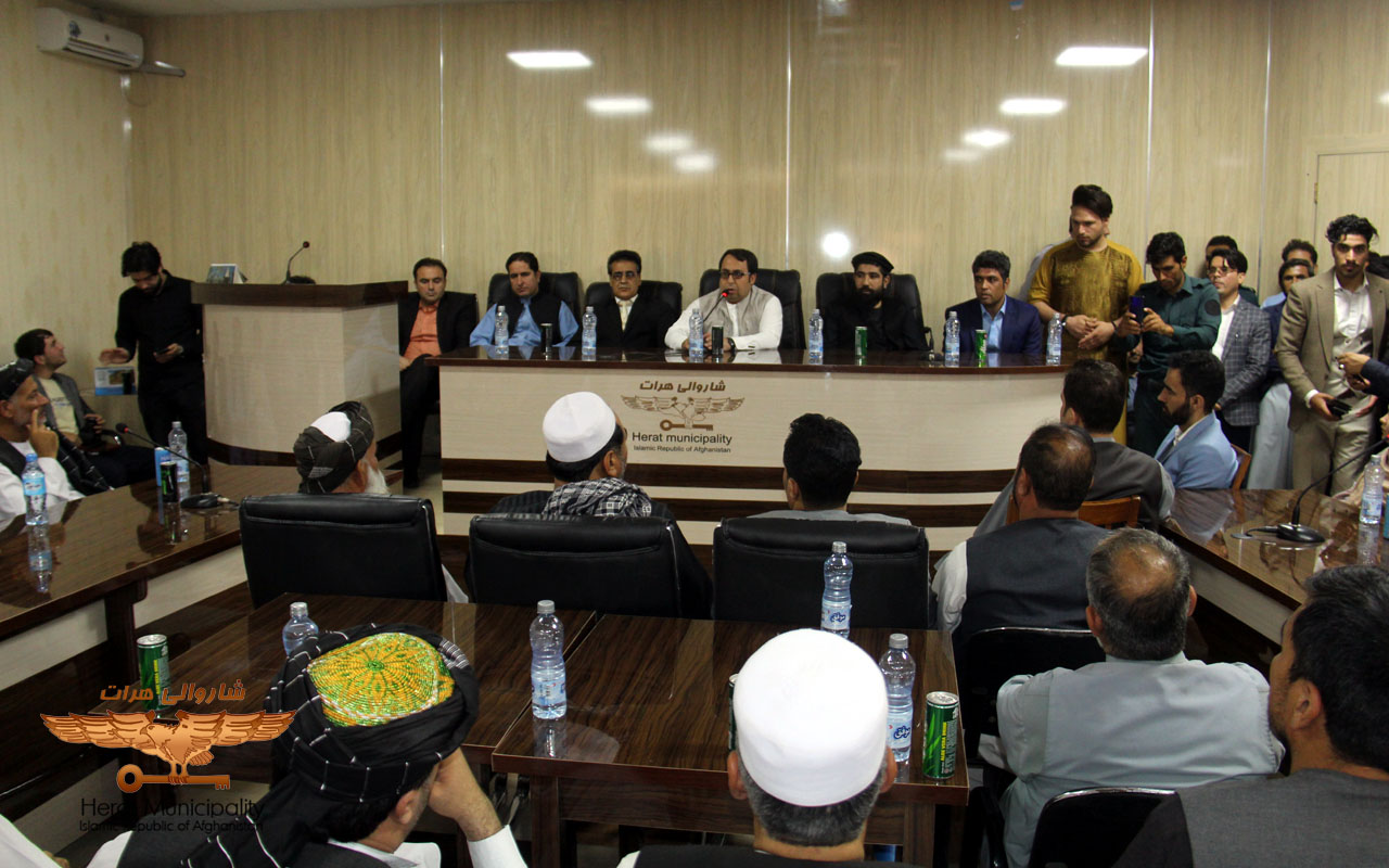 The new head of urban governance of Herat Municipality was introduced to his colleagues